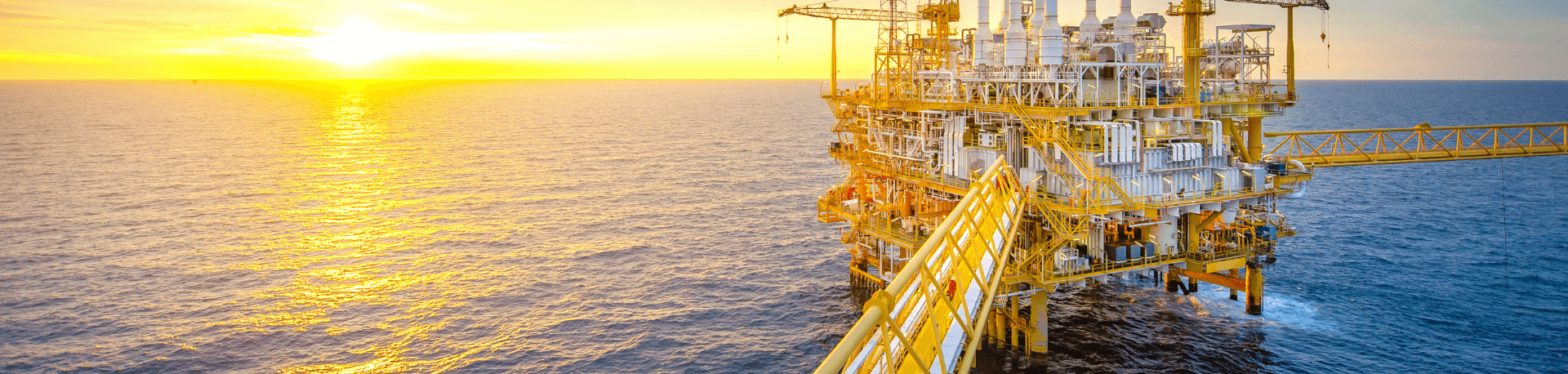 Image of an oil rig at sea Image of an oil rig at sea